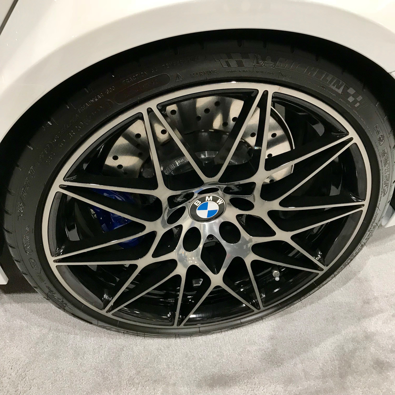 Competition package wheels on an M3: probably my favorite current wheel design.